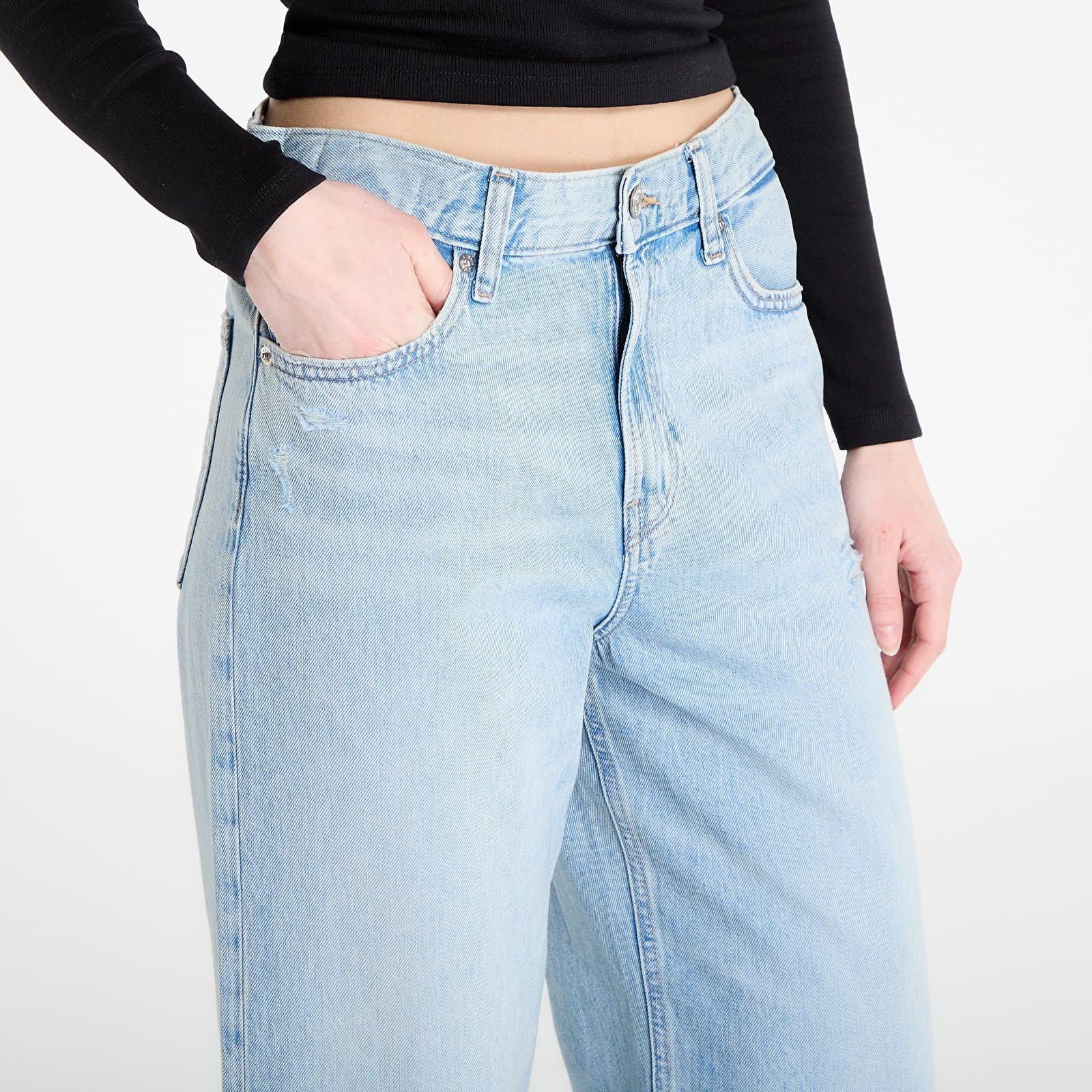 Jeans Calvin Klein Jeans Low Rise Baggy Ramshead Blue