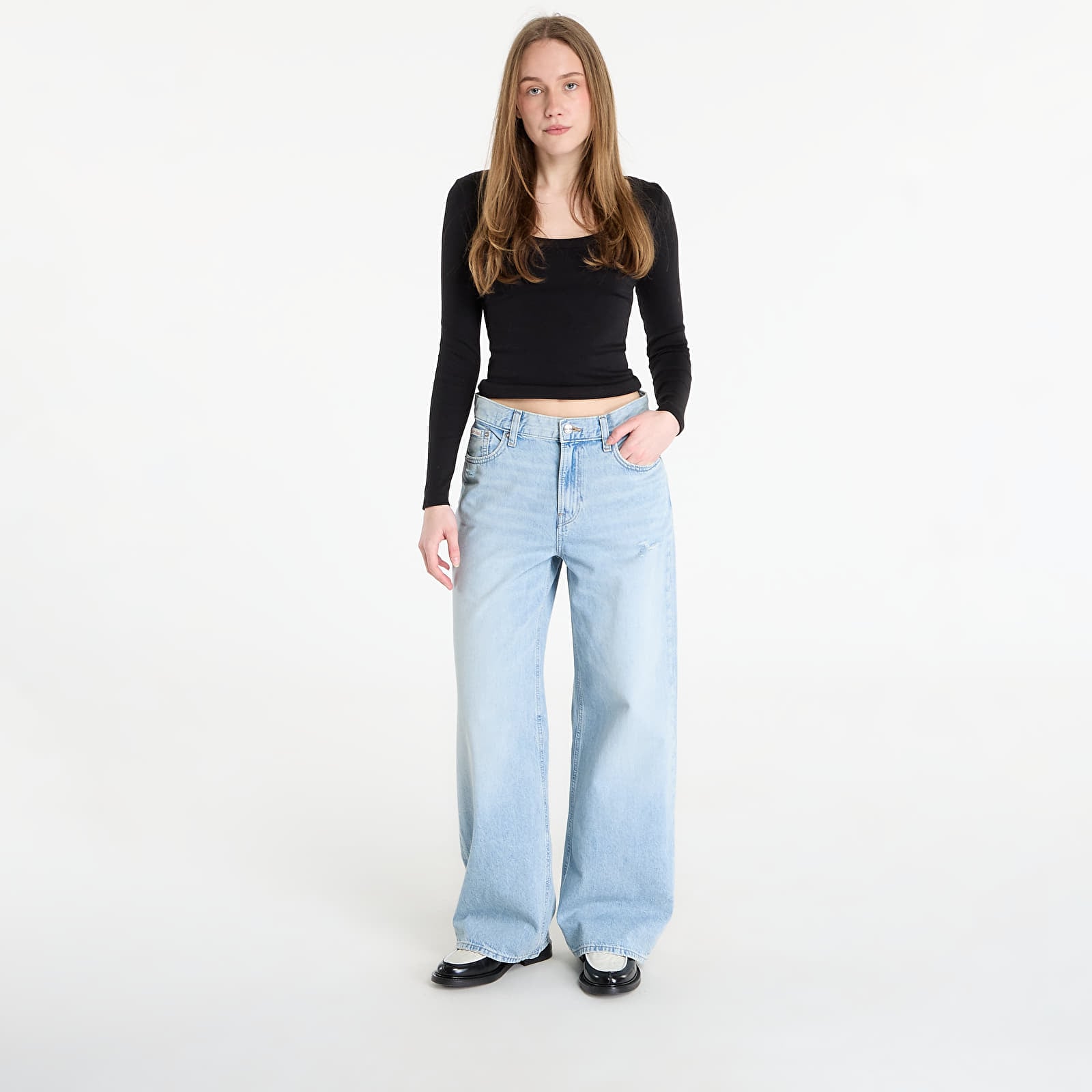 Jeans Calvin Klein Jeans Low Rise Baggy Ramshead Blue