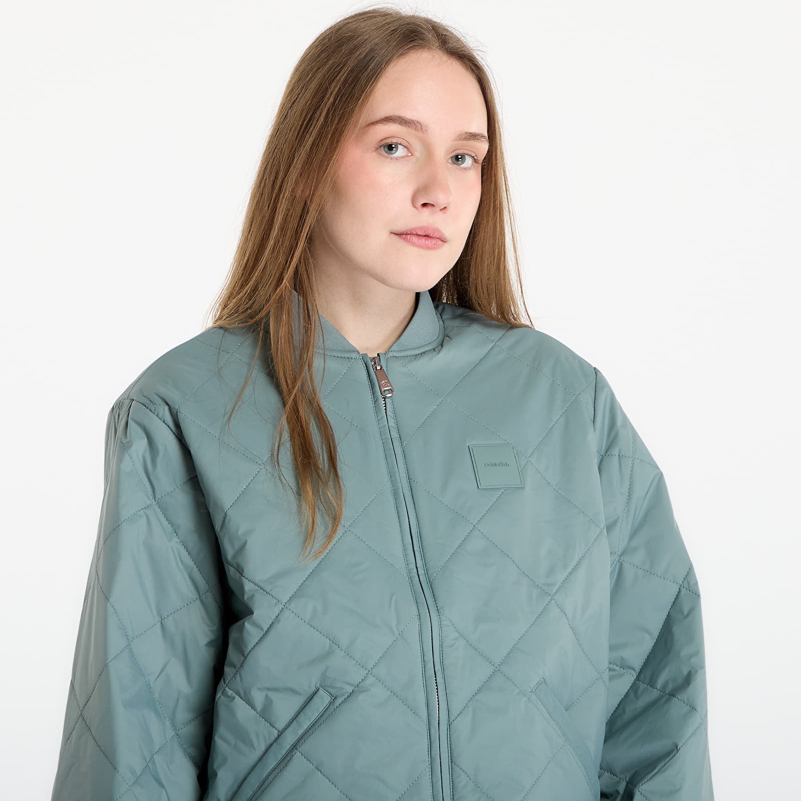 Якета Calvin Klein Jeans Lightweight Quilted Jacket Grey