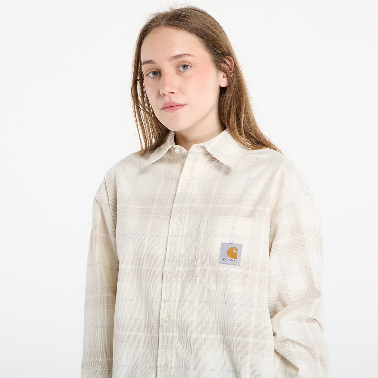 Košile Carhartt WIP L/S Wilber Shirt UNISEX Wilber Check/ Natural