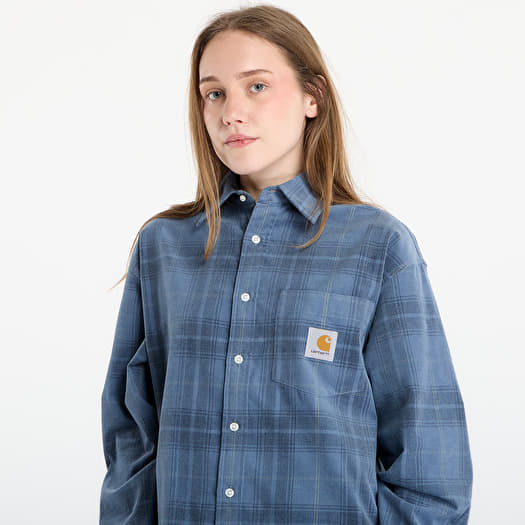 Shirts Carhartt WIP L/S Wilber Shirt UNISEX Wilber Check/ Velvet