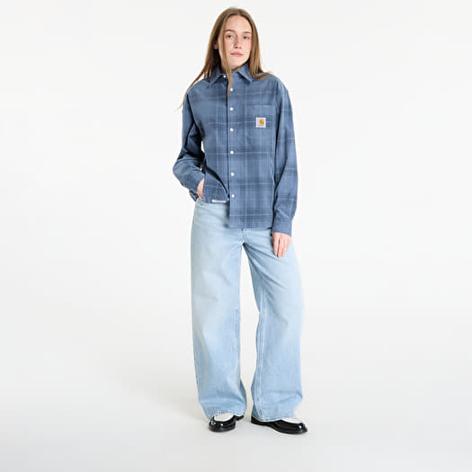 Shirts Carhartt WIP L/S Wilber Shirt UNISEX Wilber Check/ Velvet