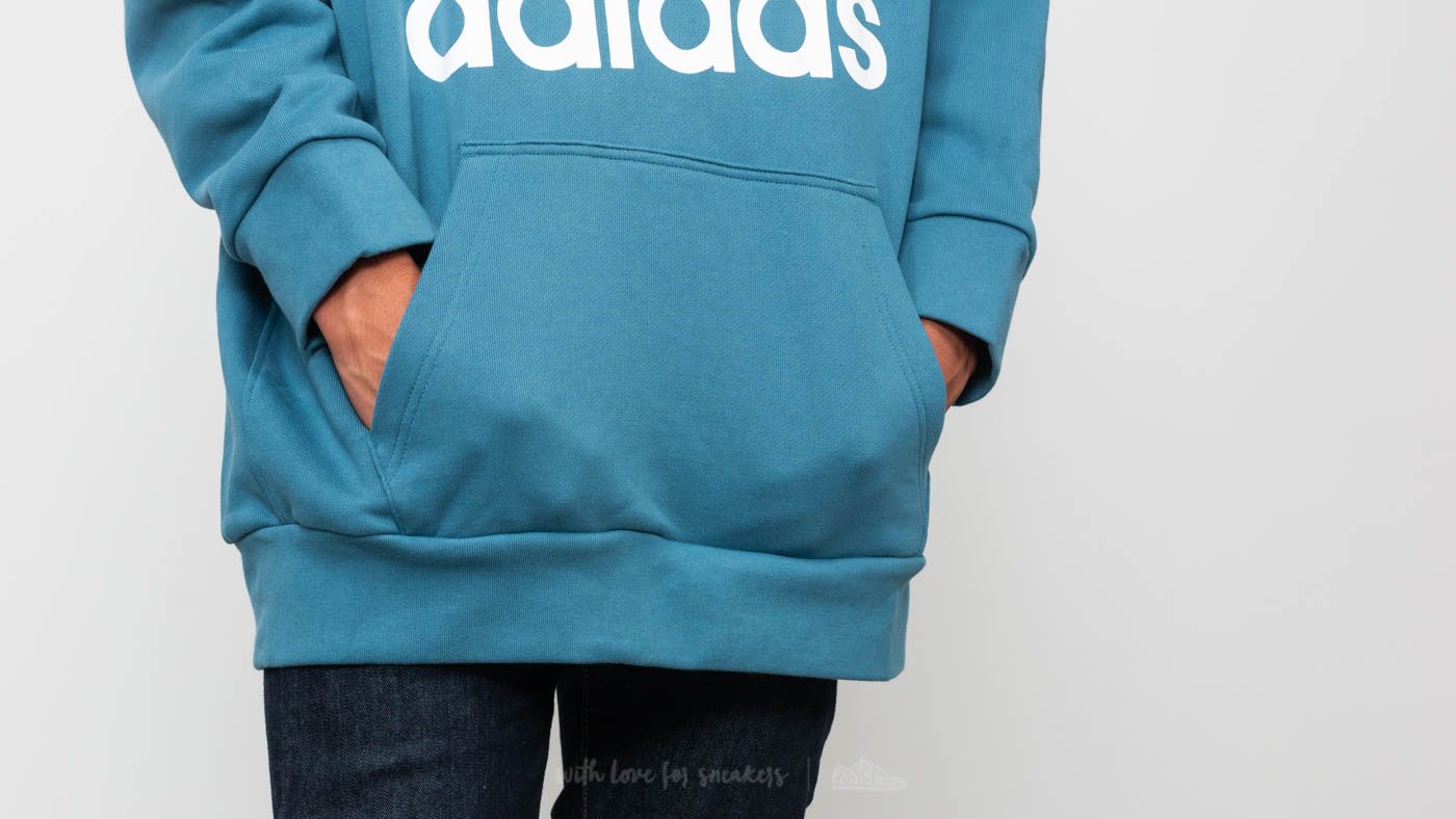 Hoodies and sweatshirts  adidas Trefoil Oversized Hoodie Blanch Blue