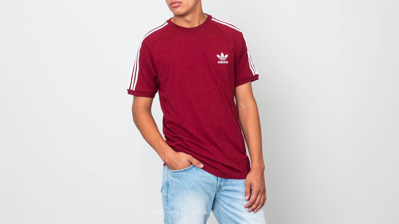Majice T-shirt adidsa 3-Stripes Tee Collegiate Burgundy