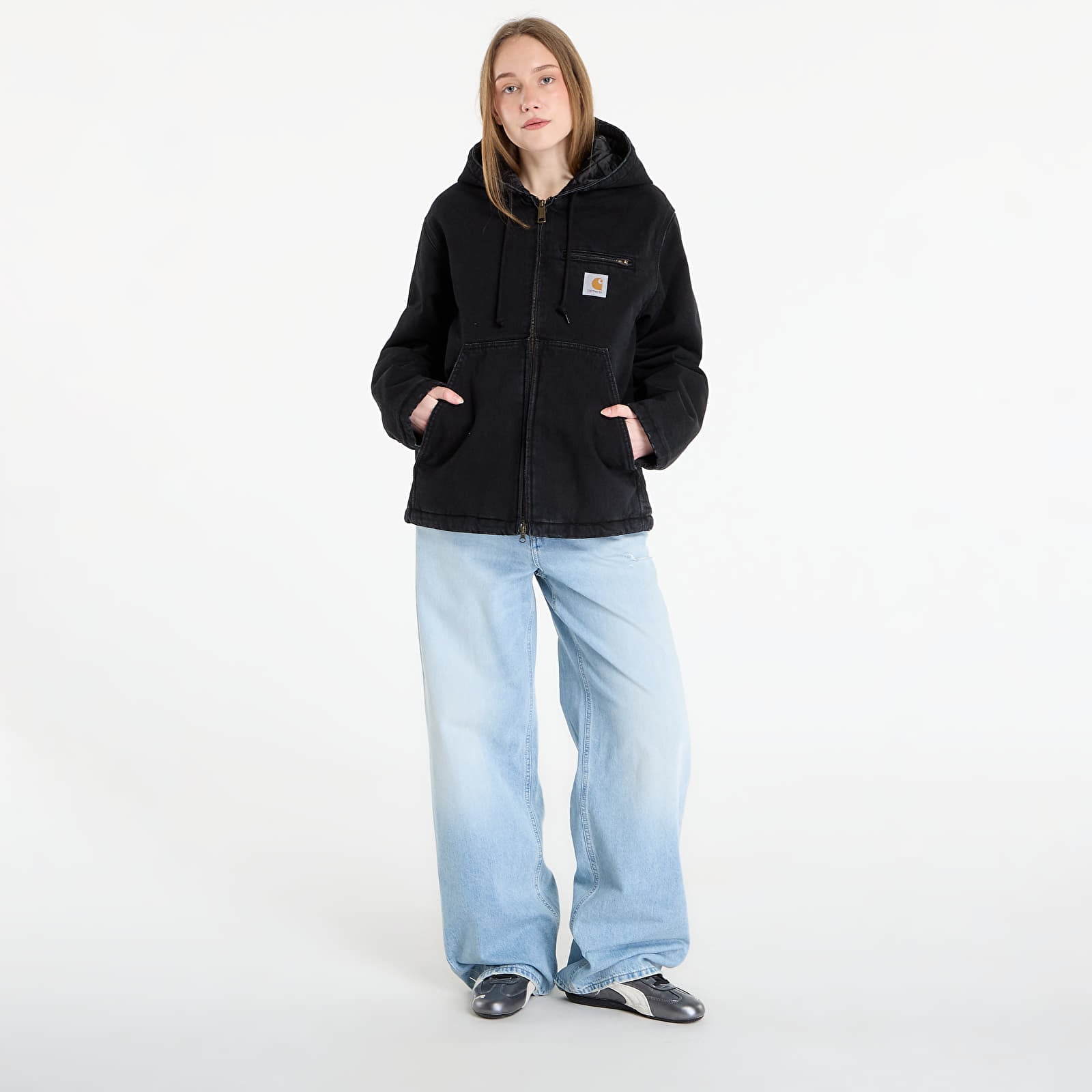 Jakker Carhartt WIP Cleveland Jacket UNISEX Black