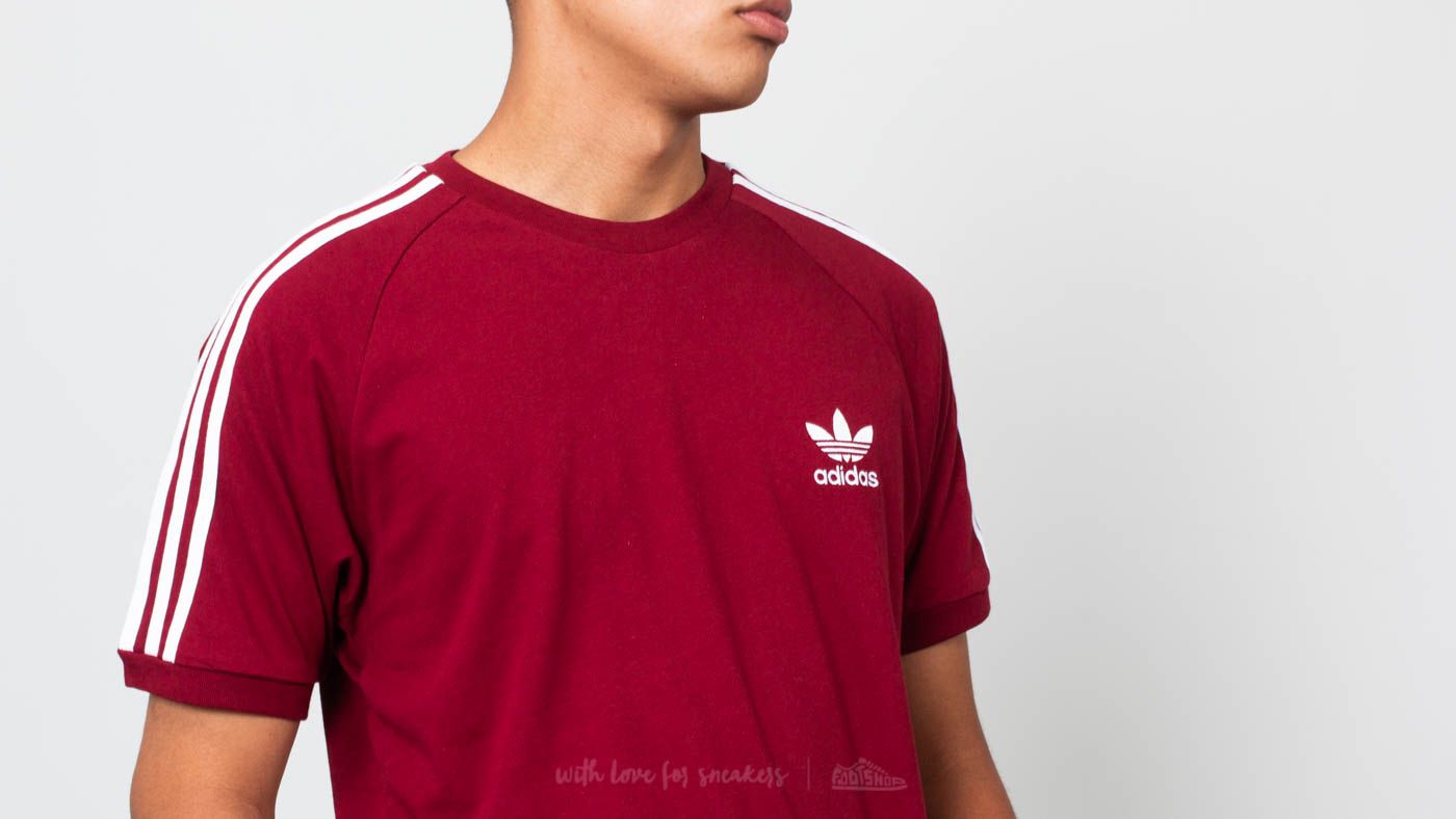 Majice T-shirt adidsa 3-Stripes Tee Collegiate Burgundy