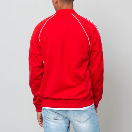 Hoodies and sweatshirts adidas Superstar Track Top Collegiate Red Footshop