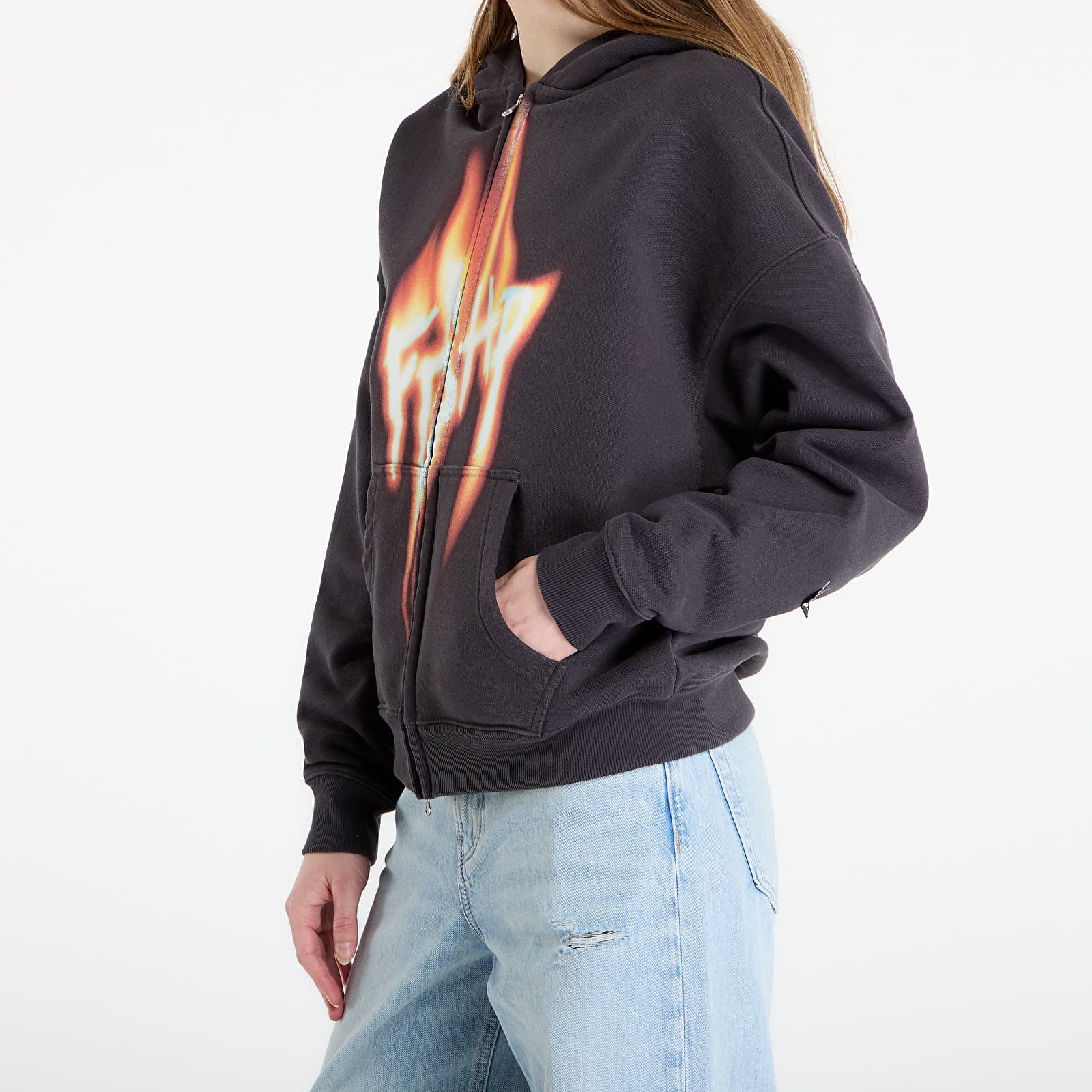 Puloverji   FTSHP Walking Art II. Zip Hoodie UNISEX Dark Grey