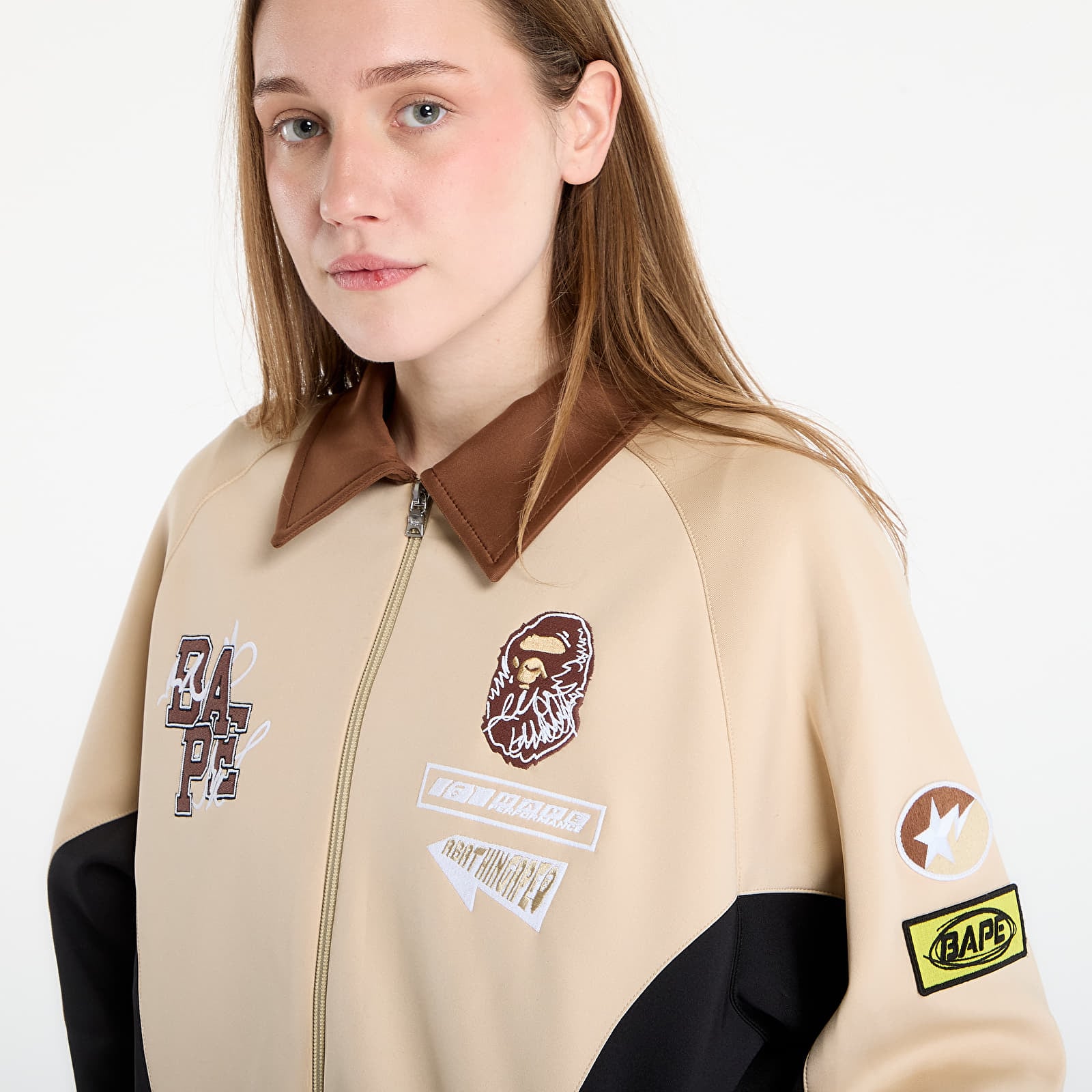 Joped BAPE® x FOOTSHOP - Track Jacket UNISEX Beige