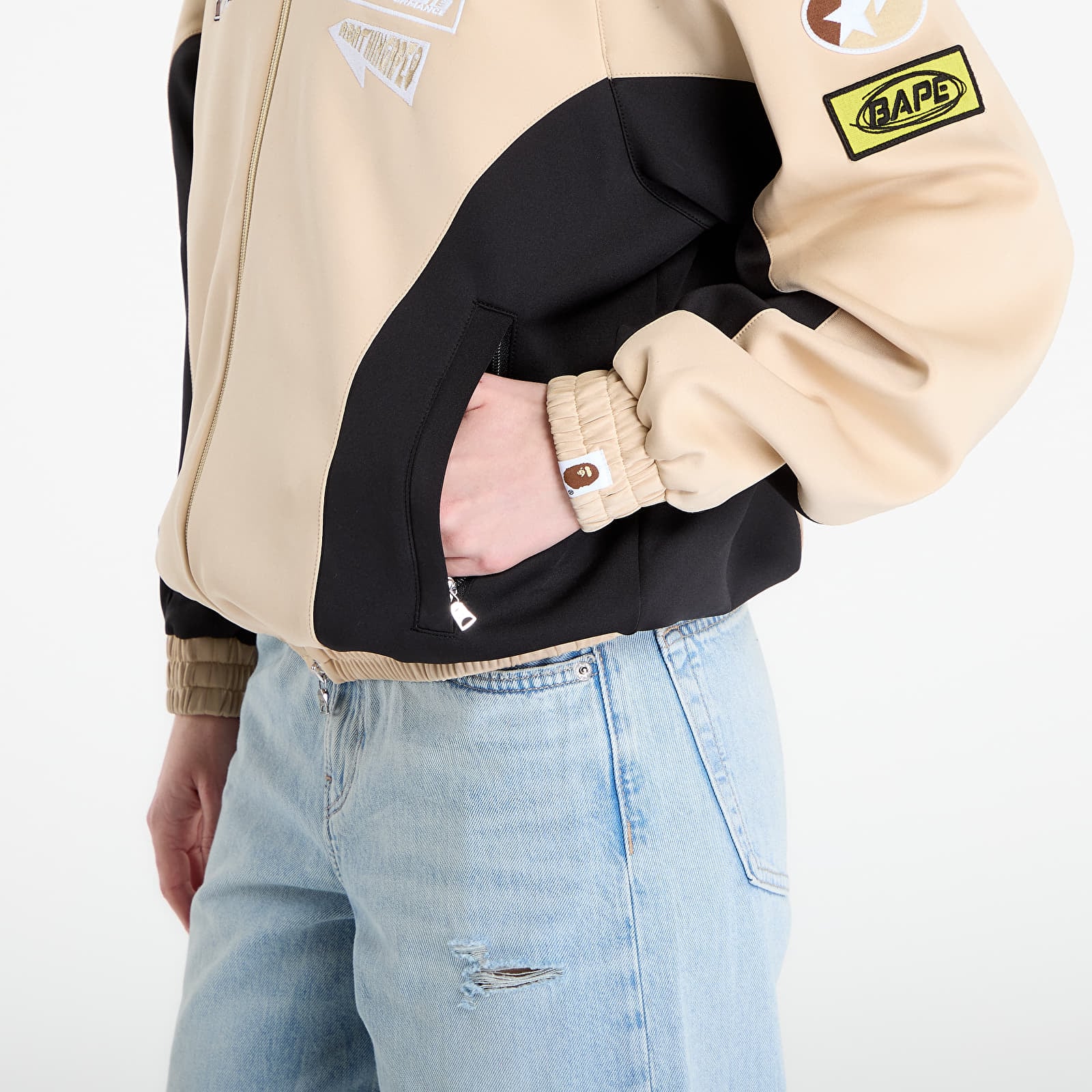 Joped BAPE® x FOOTSHOP - Track Jacket UNISEX Beige