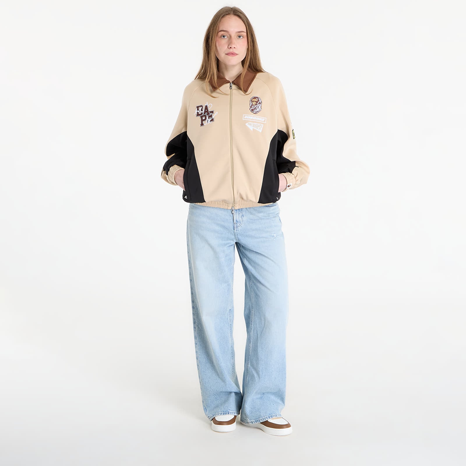 Joped BAPE® x FOOTSHOP - Track Jacket UNISEX Beige