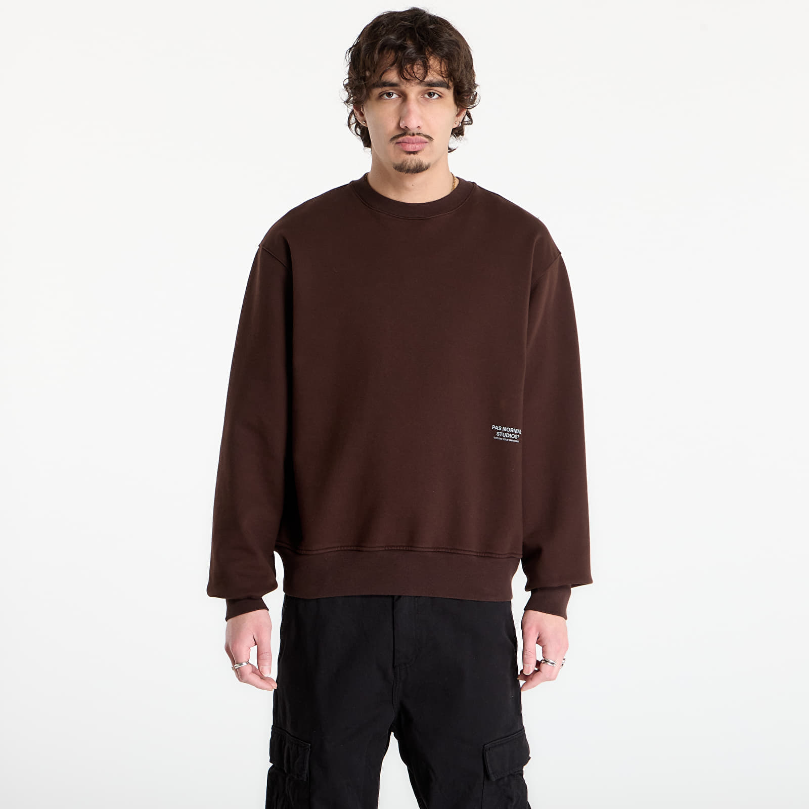 Суитшърт Pas Normal Studios Off-Race Sweatshirt Light Brown L