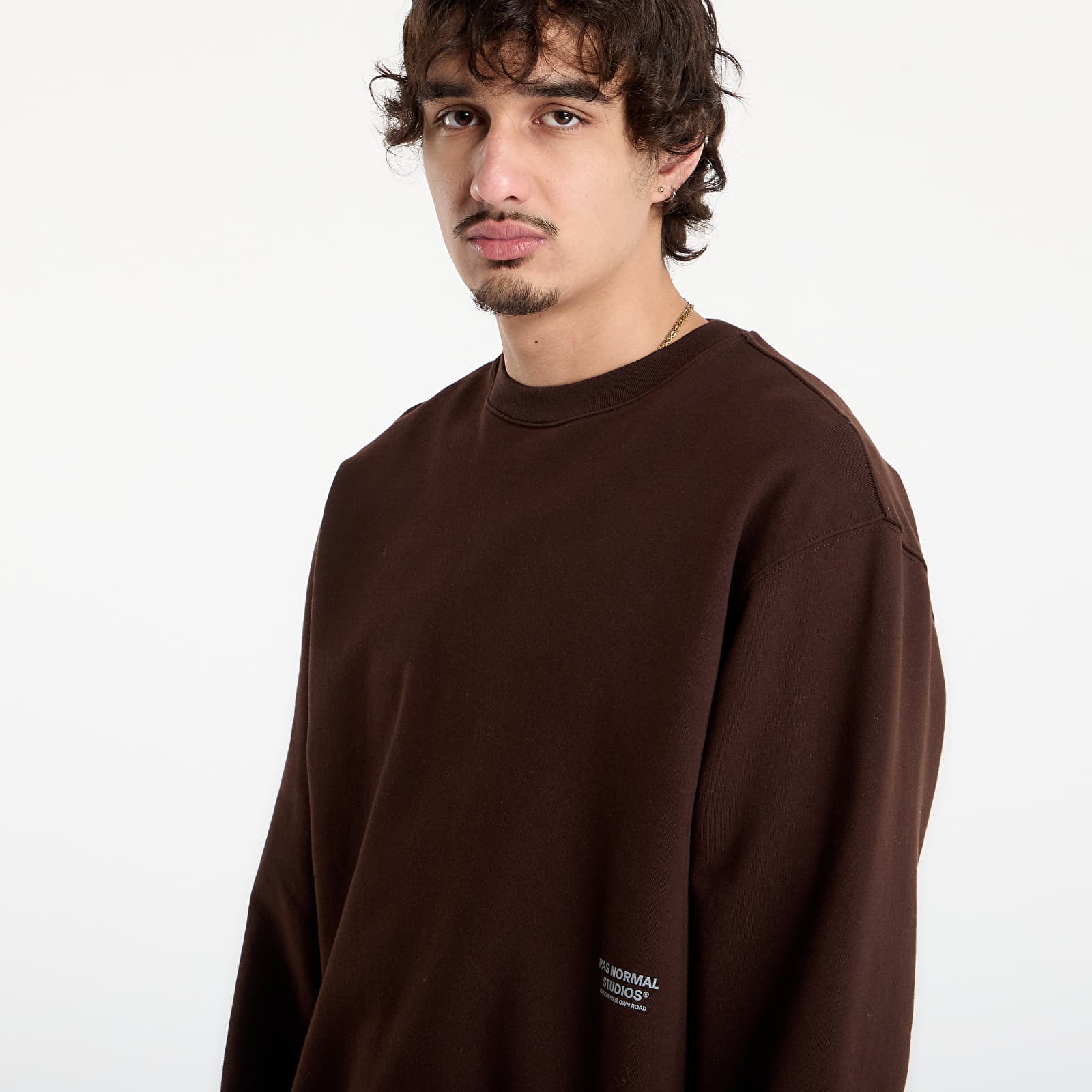 Sweatjacken und Sweatshirts Pas Normal Studios Off-Race Sweatshirt Light Brown