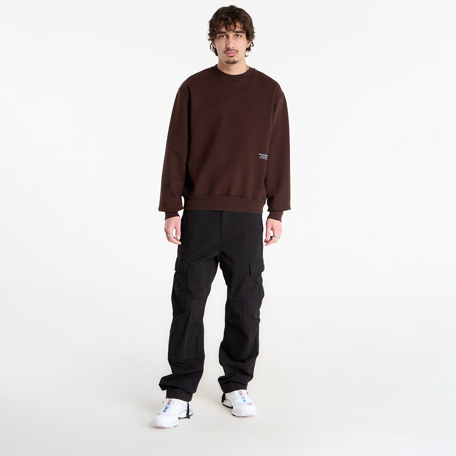 Sweatjacken und Sweatshirts Pas Normal Studios Off-Race Sweatshirt Light Brown