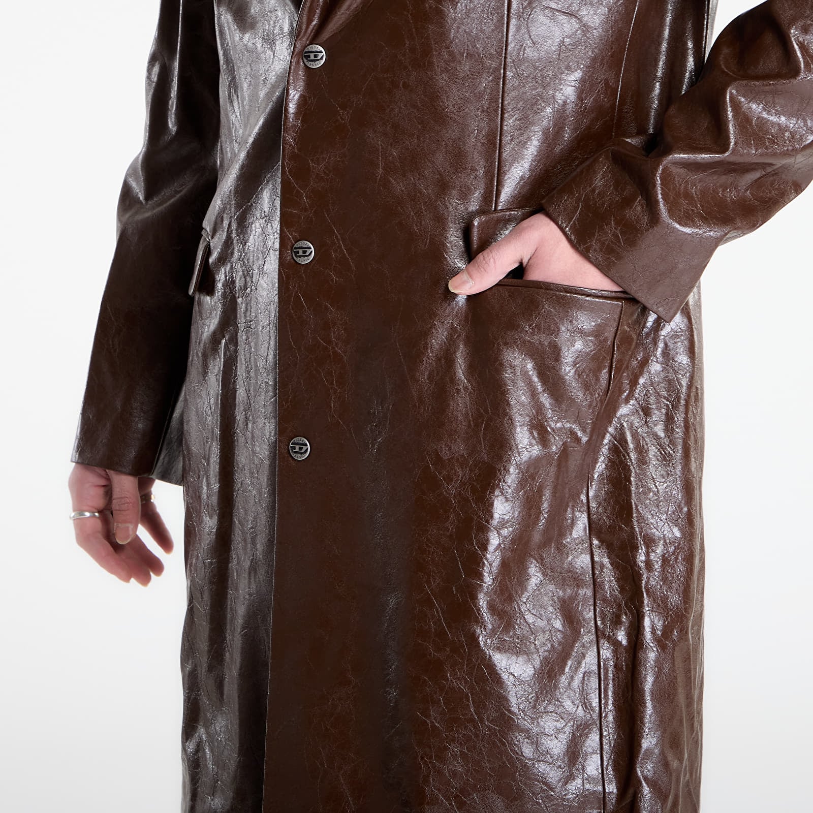 Bundy DIESEL J-Creed-Coat Jacket Chicory Coffee