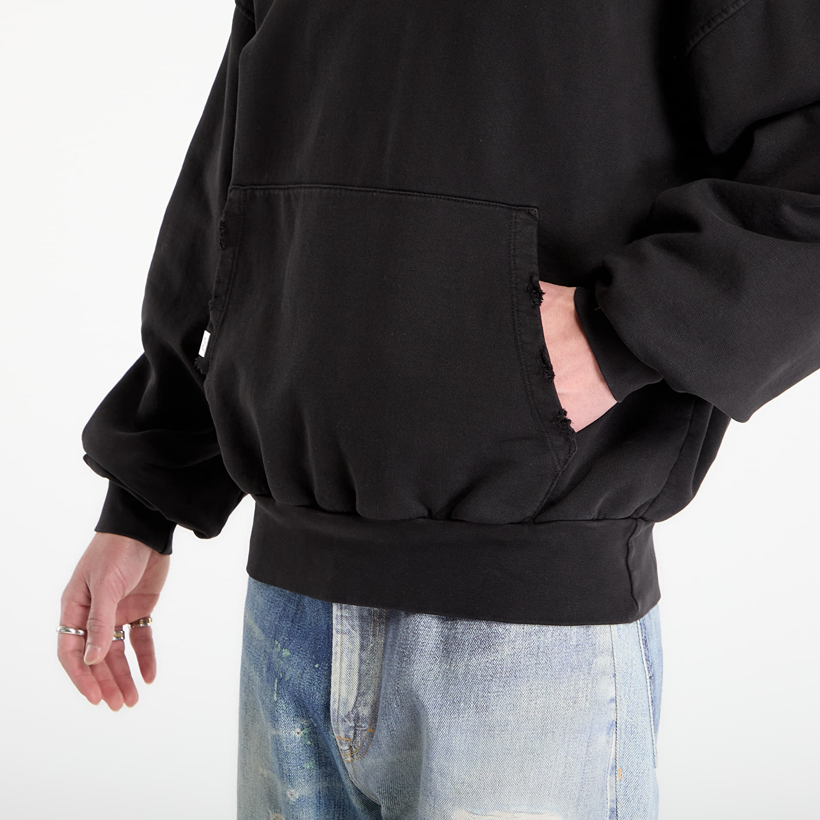 Felpe TwoJeys Icon Hoodie Stone Washed Black