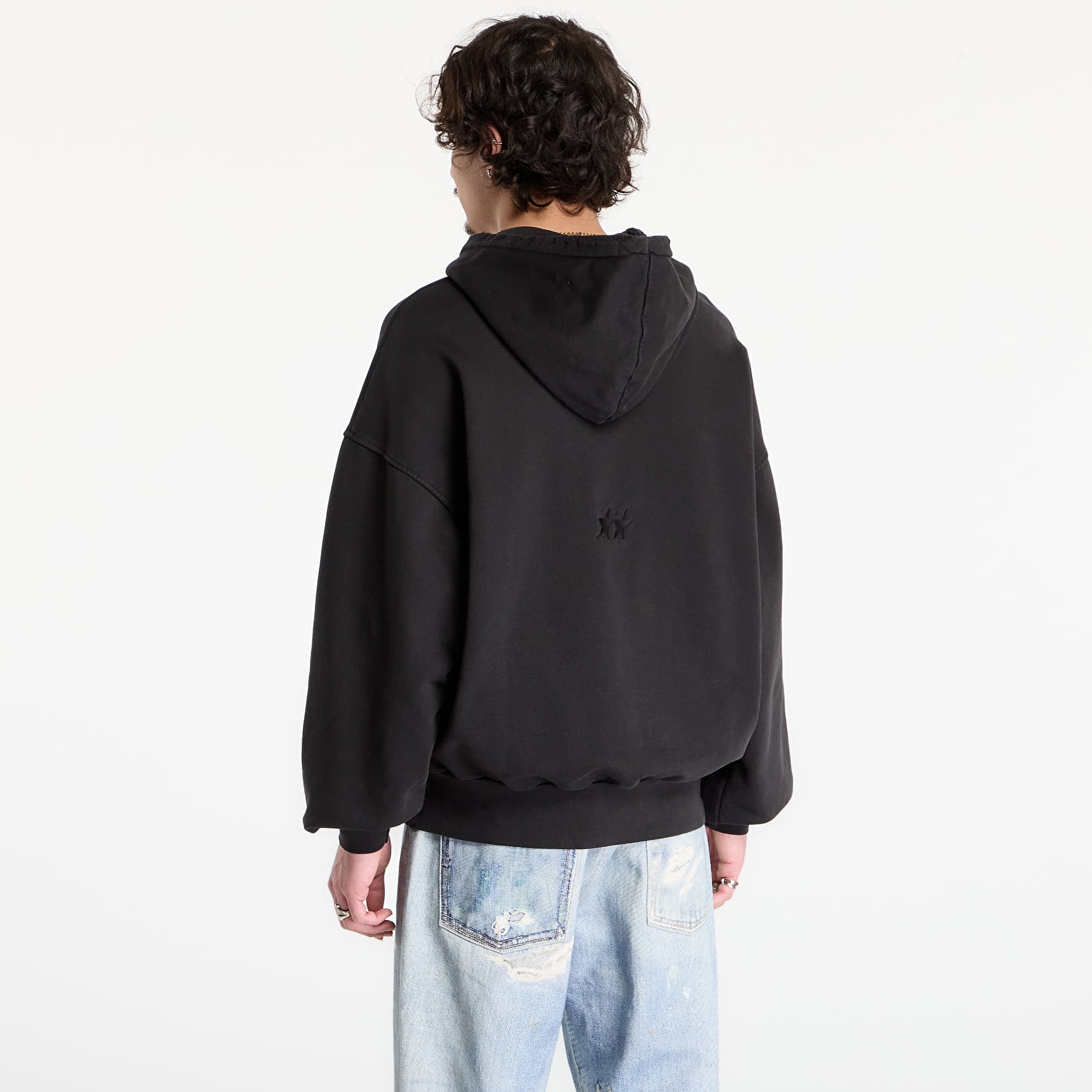 Felpe TwoJeys Icon Hoodie Stone Washed Black