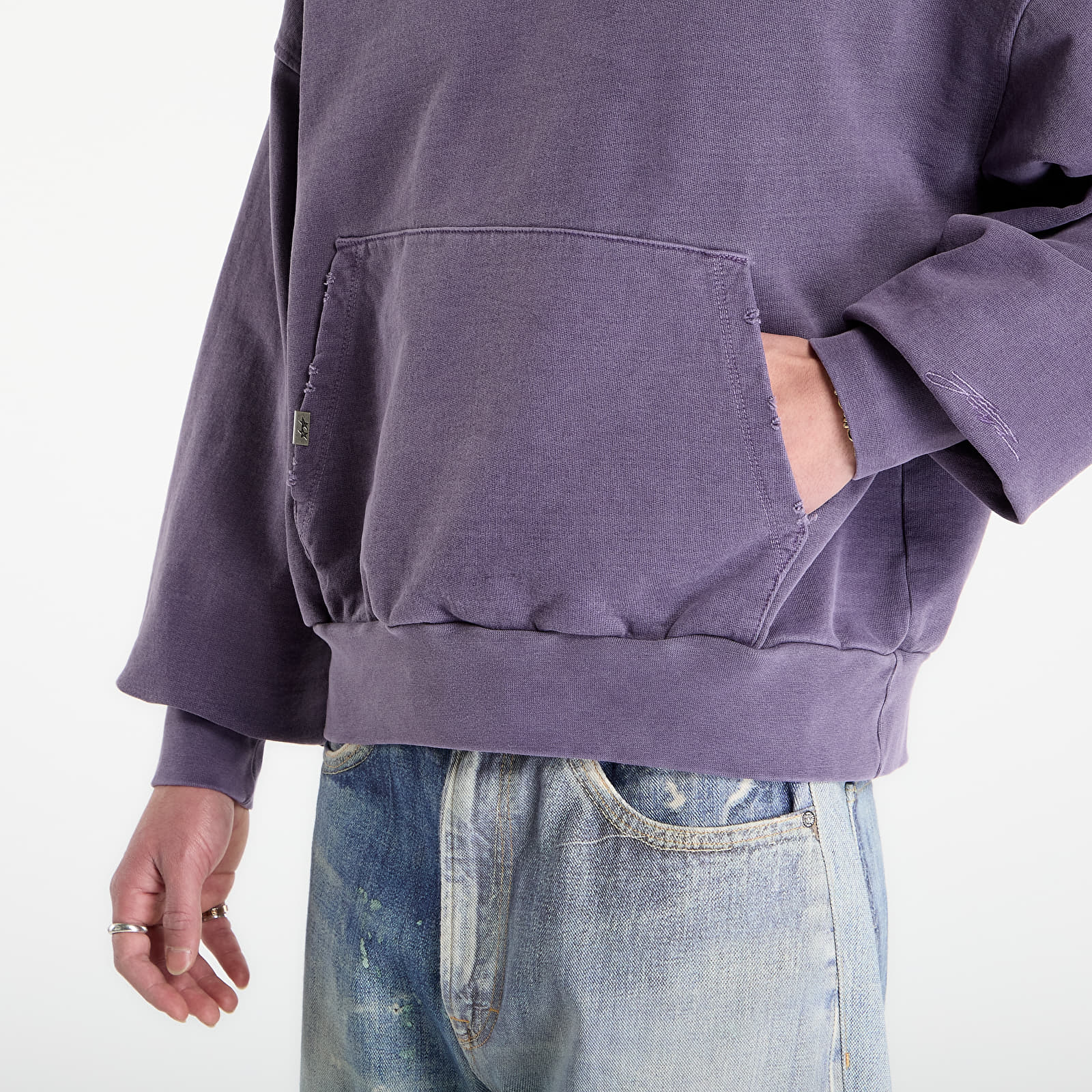 Felpe TwoJeys Icon Hoodie Pigment Dyed Purple