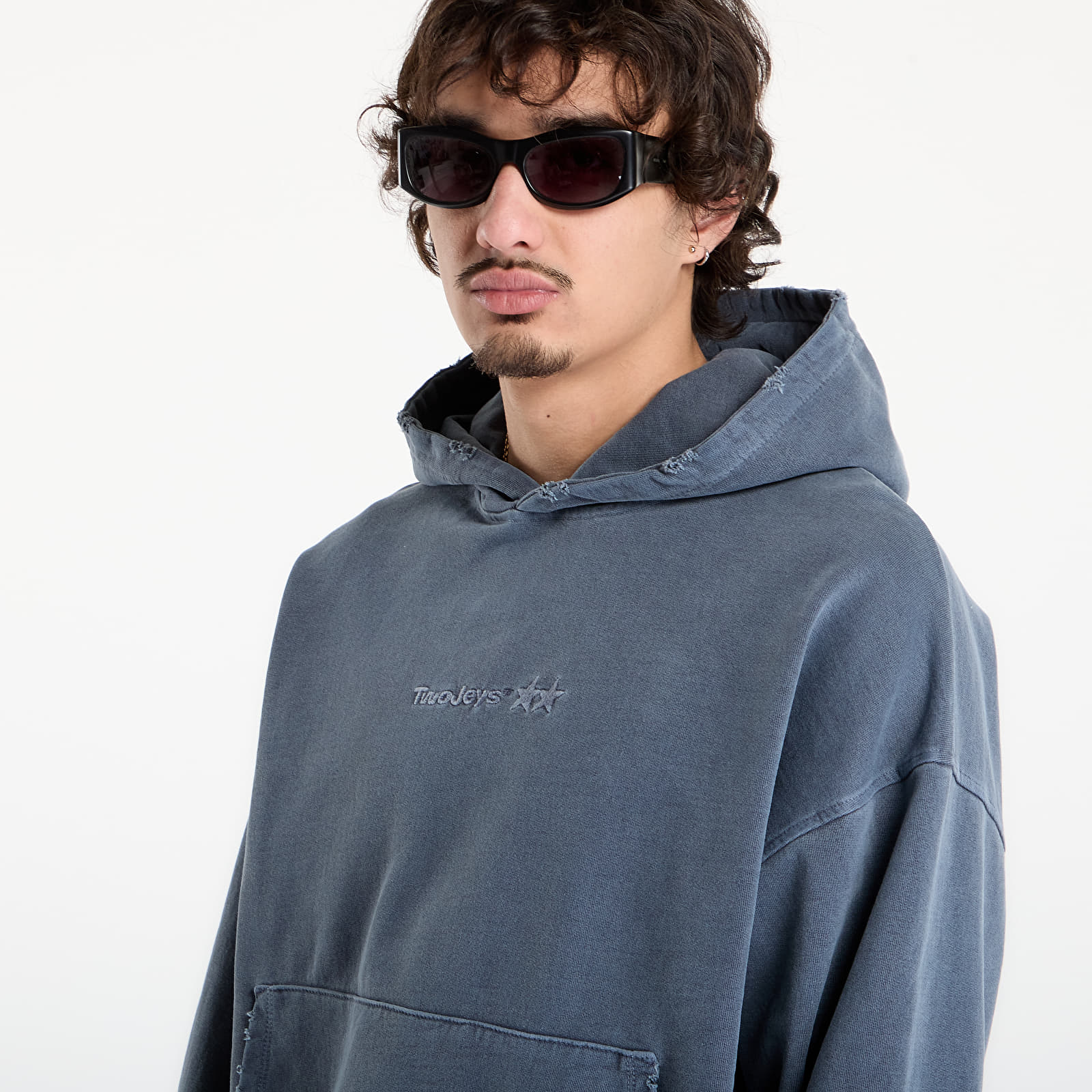 Felpe TwoJeys Icon Hoodie Pigment Dyed Blue