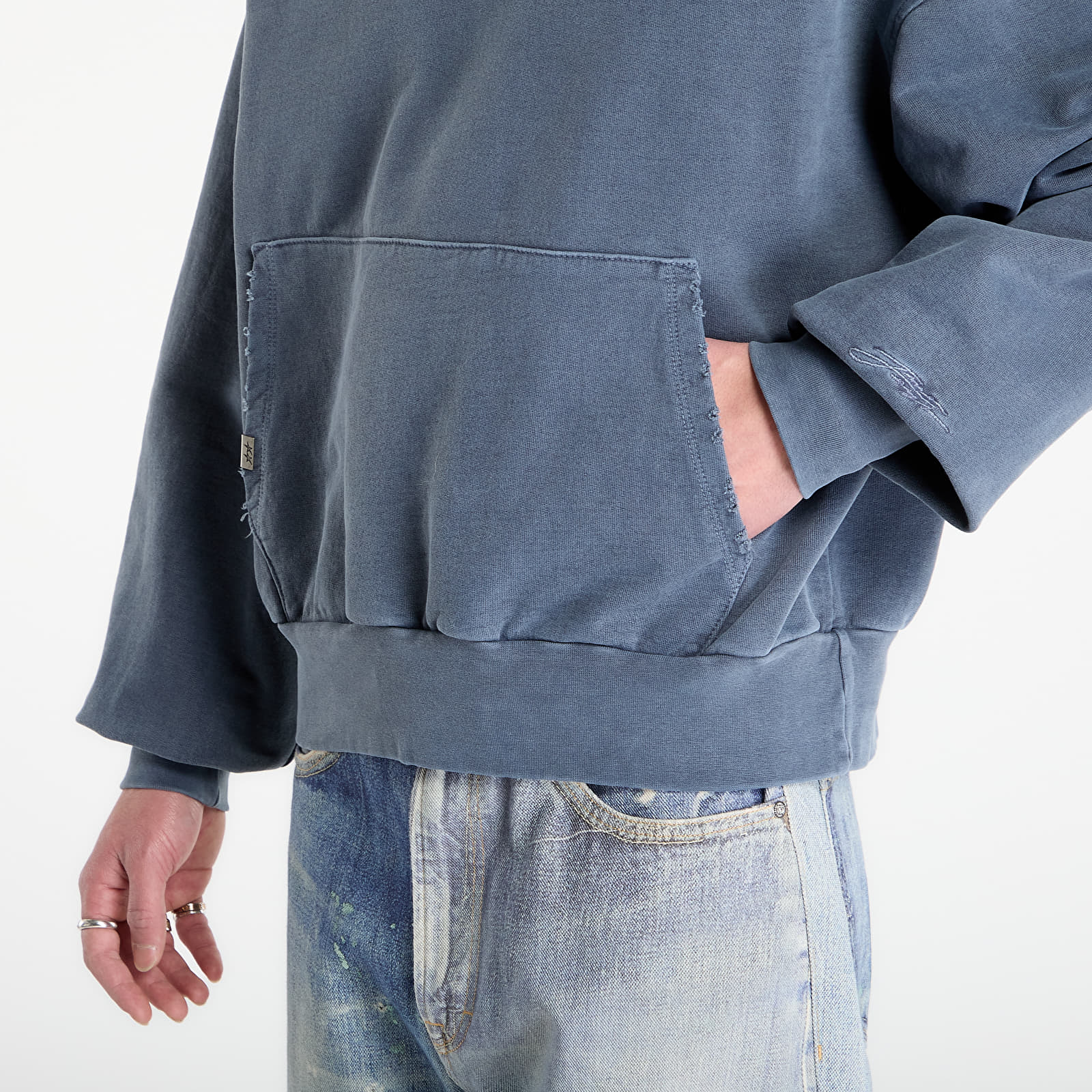 Felpe TwoJeys Icon Hoodie Pigment Dyed Blue