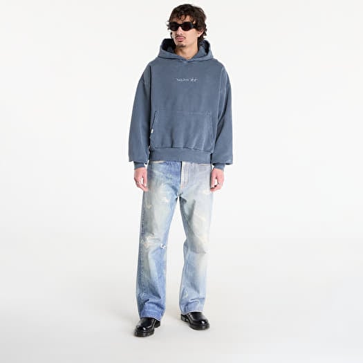 Hoodies and sweatshirts TwoJeys Icon Hoodie Pigment Dyed Blue