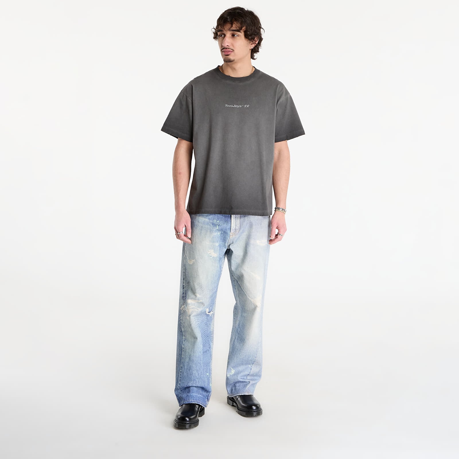 T-Shirts TwoJeys Icon T-Shirt Washed Black