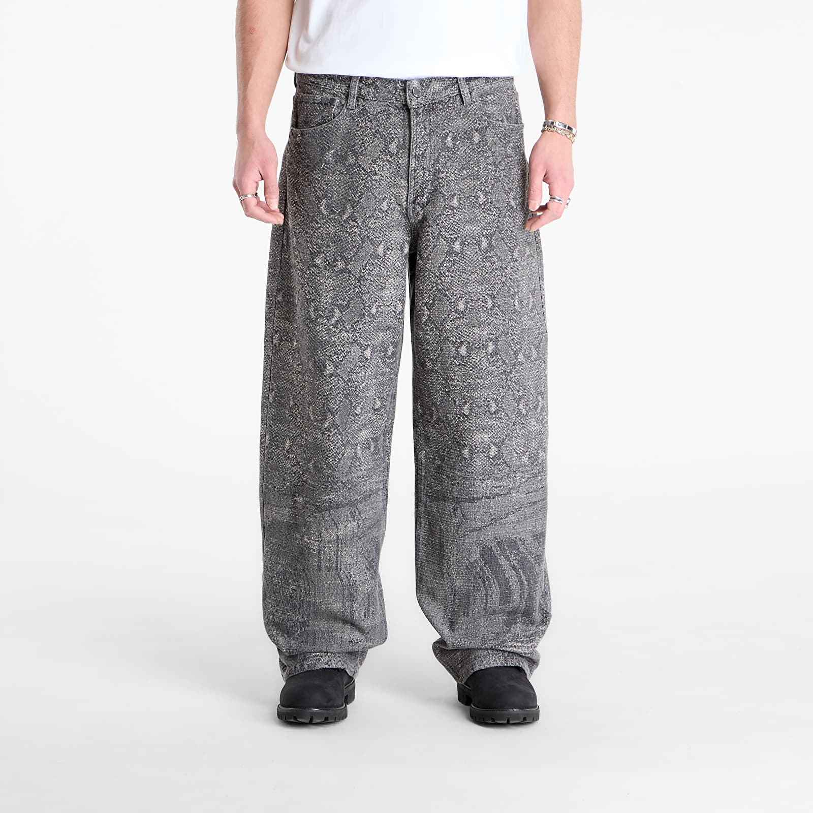 Jeans Daily Paper Denim Snake Oversized Jeans Denim