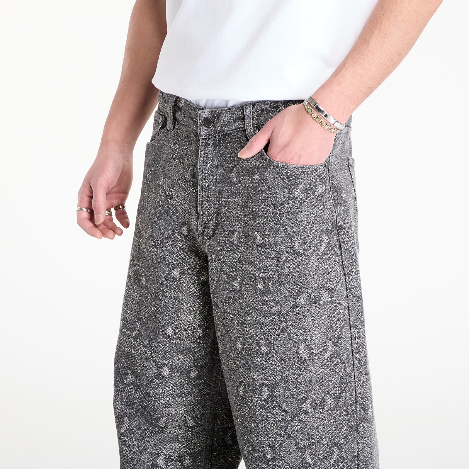 Jeans Daily Paper Denim Snake Oversized Jeans Denim