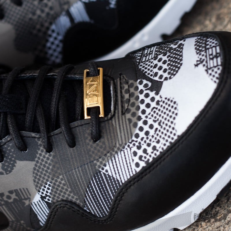 Women s shoes Nike W Air Max 1 Ultra BHM QS Black Black White Silver Footshop