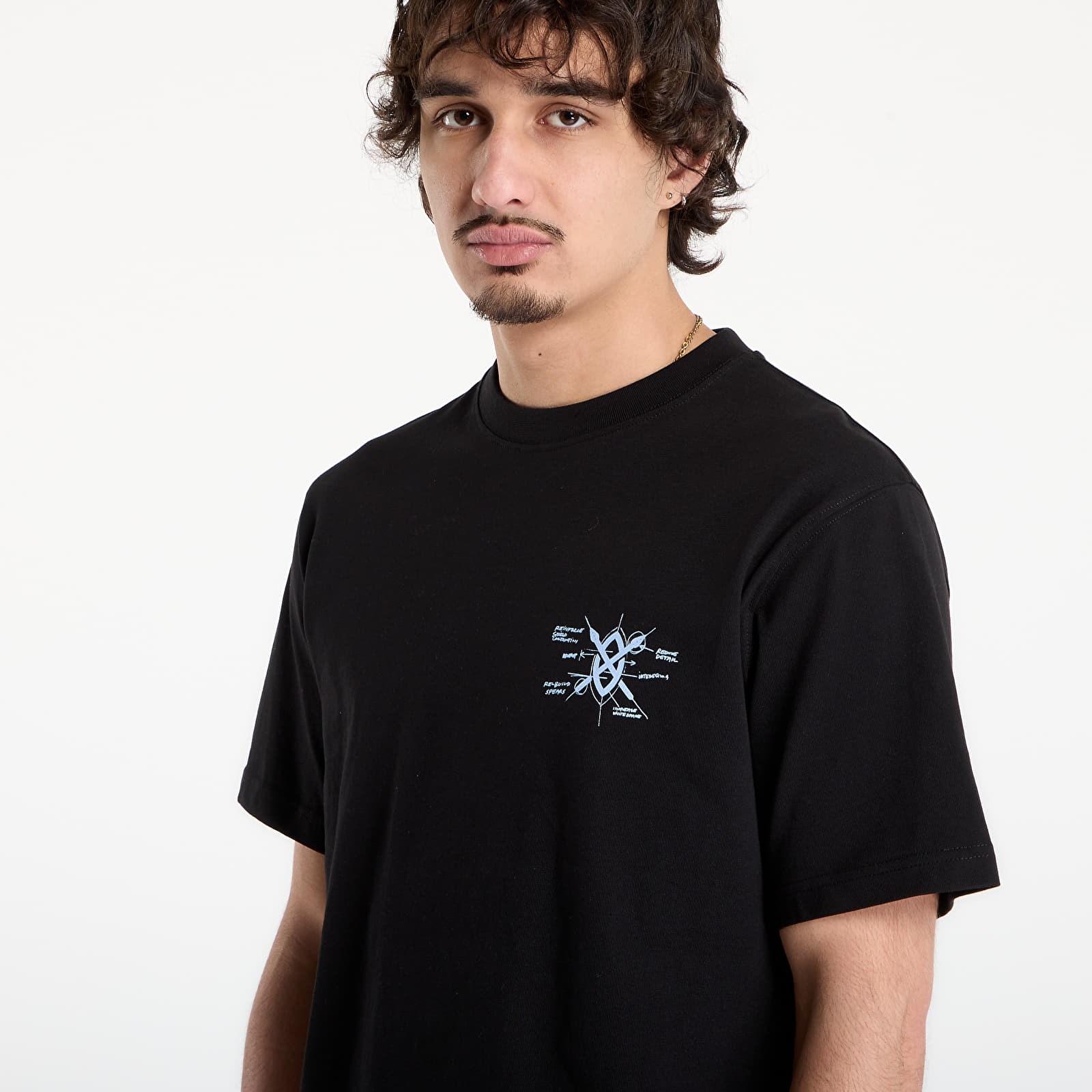 T-skjorter Daily Paper Shield Evolution Ss Tee Black