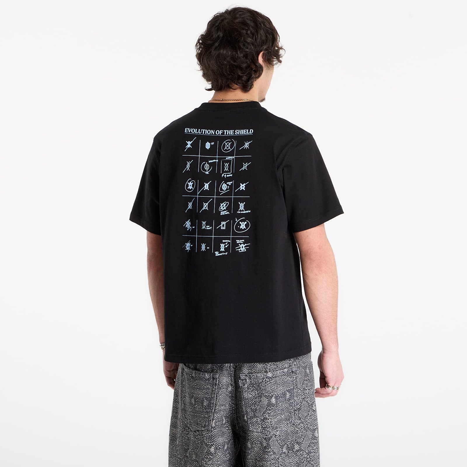 T-skjorter Daily Paper Shield Evolution Ss Tee Black