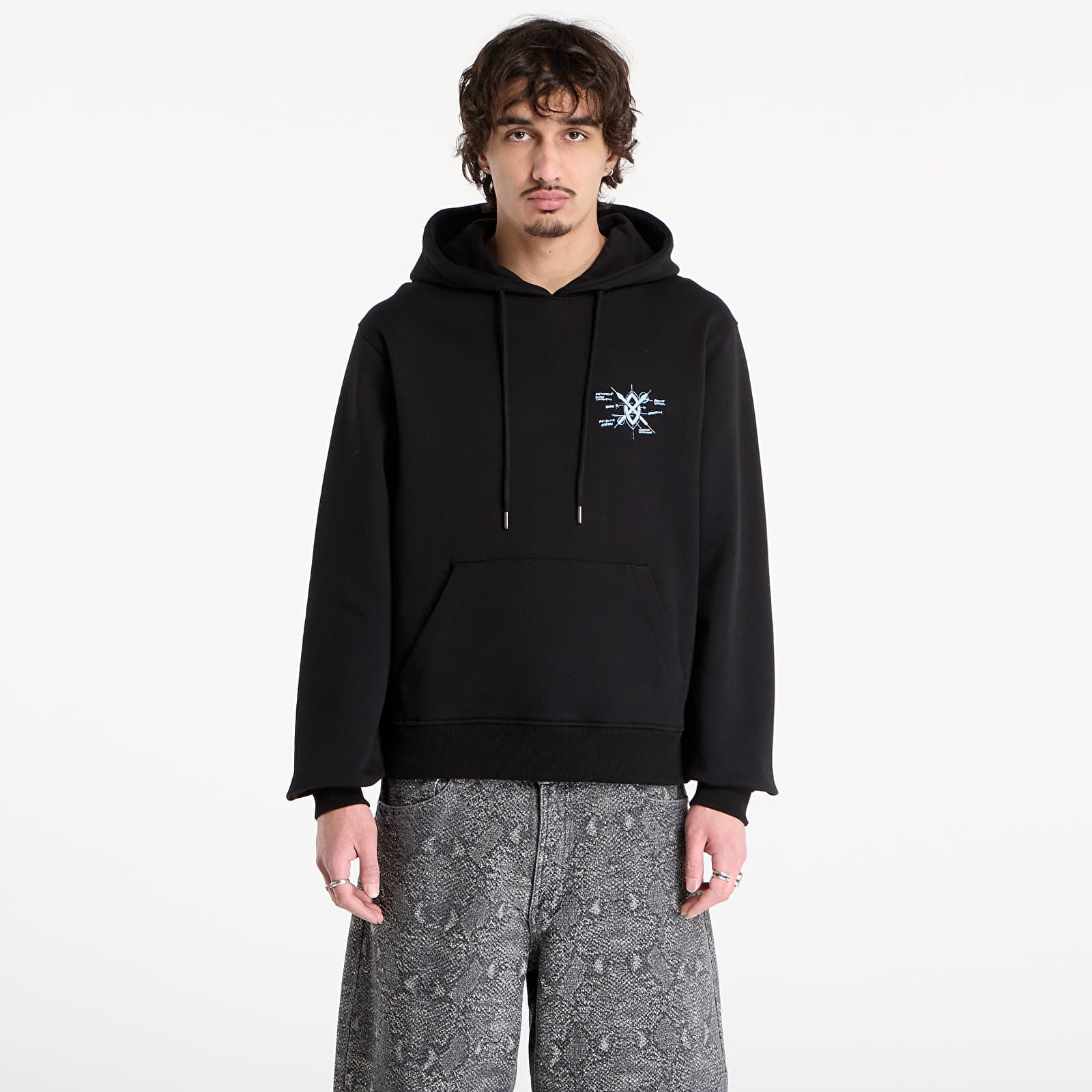 Felpe Daily Paper Shield Evolution Hoodie Black