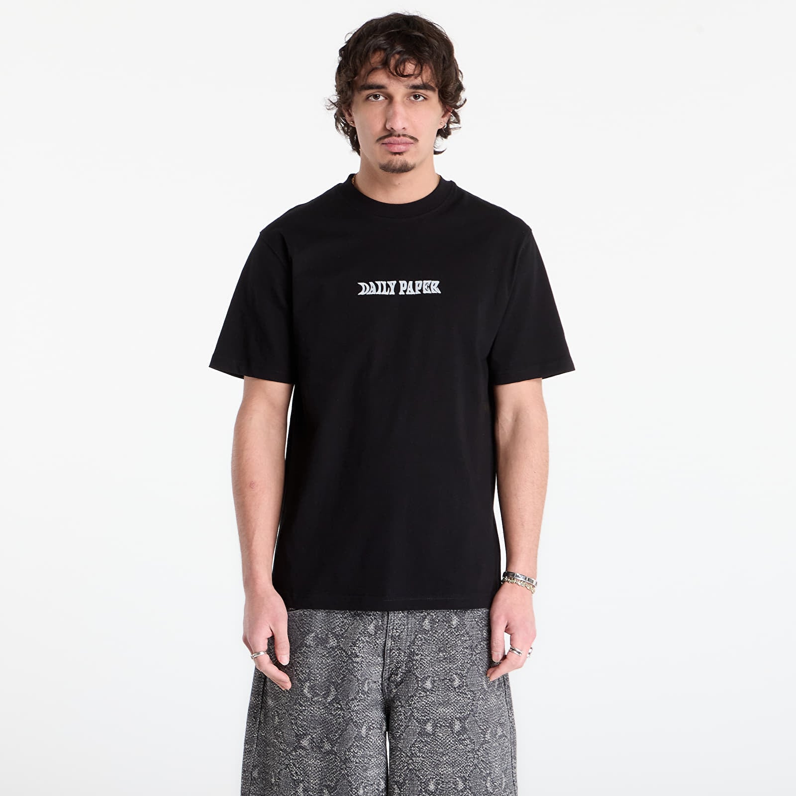 Magliette Daily Paper Oil Can Ss Tee Black