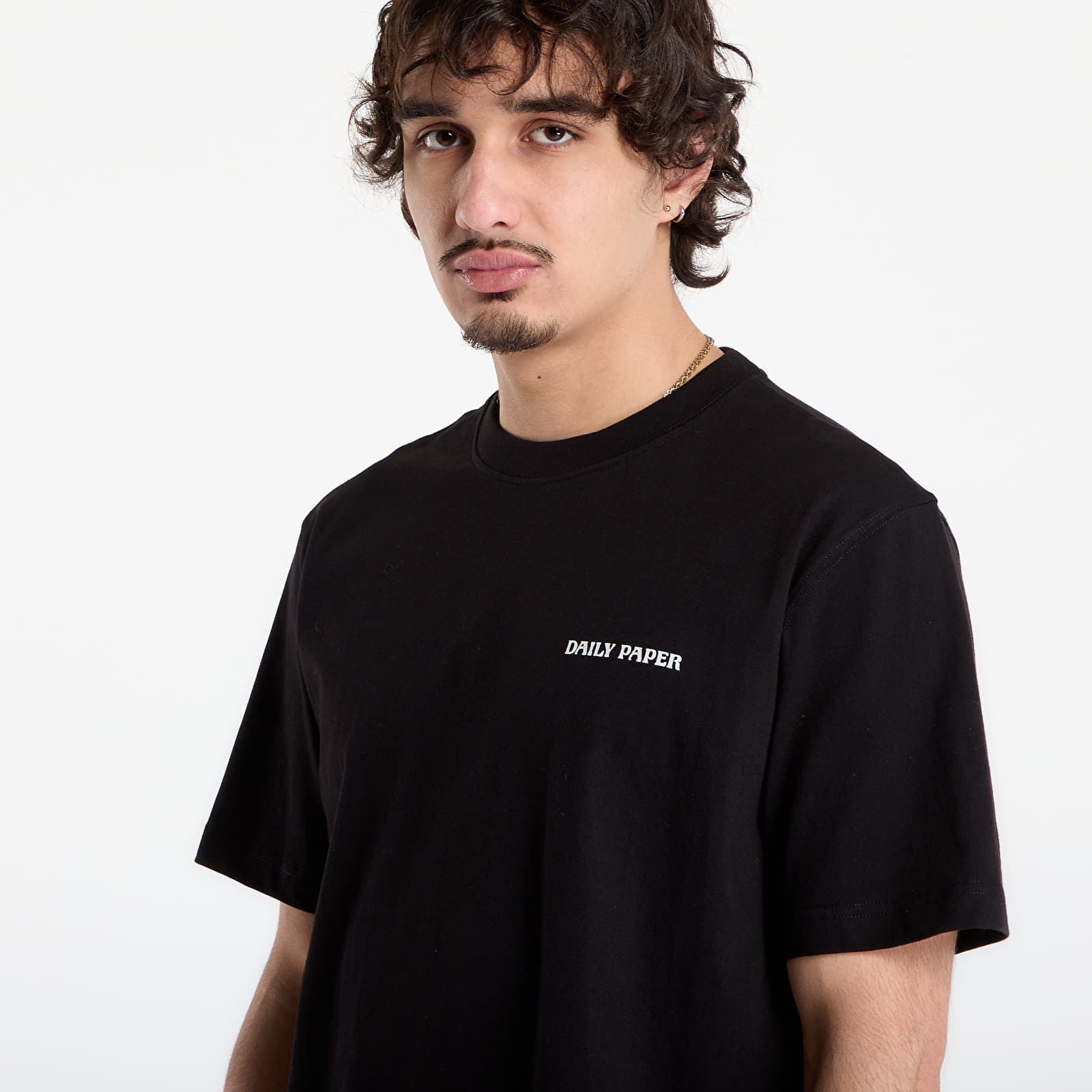 Magliette Daily Paper Chain Shield T-Shirt Black