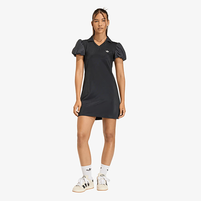 Jurk adidas Dress With Balloon Sleeves Black