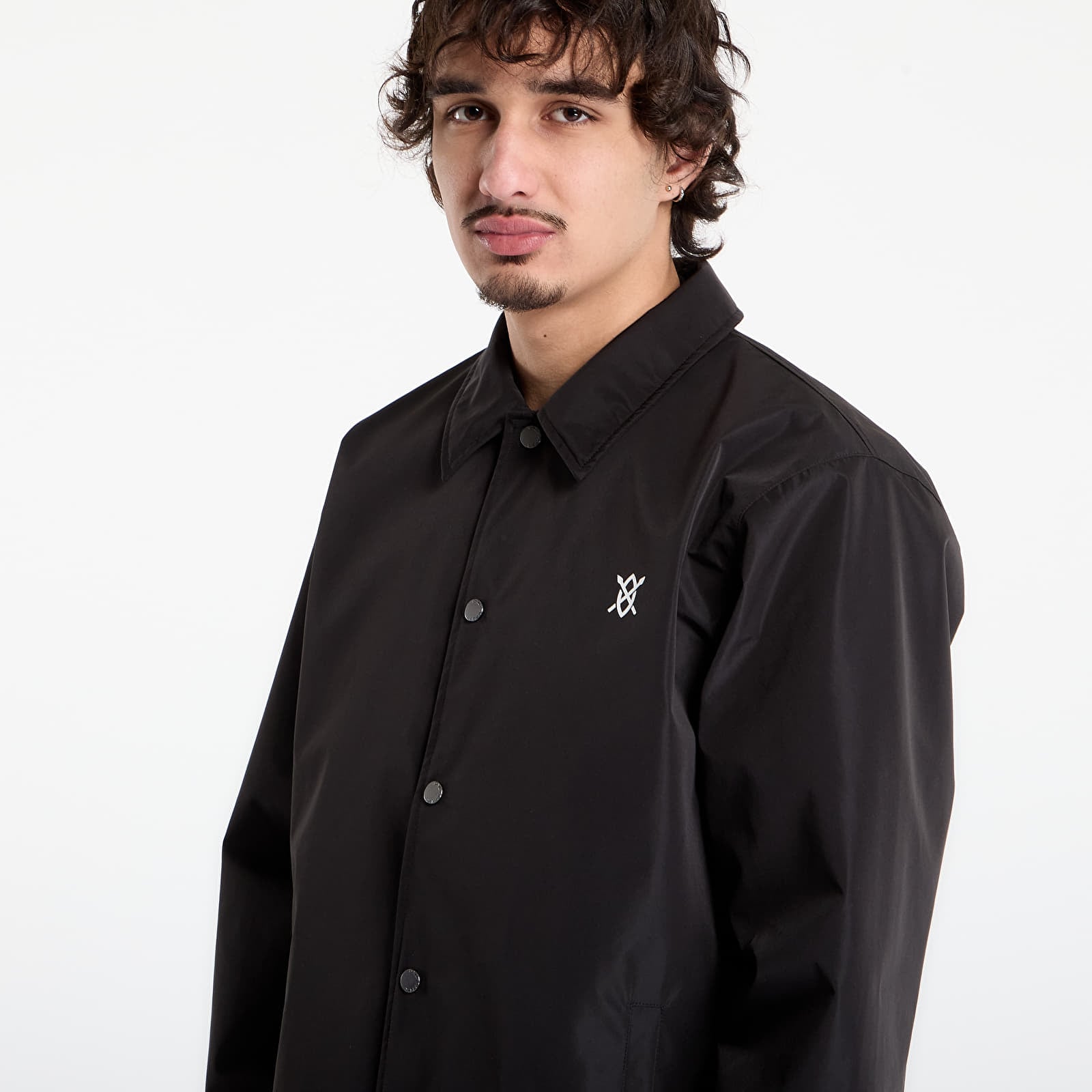 Giacche Daily Paper Alias Dias Coach Jacket Black