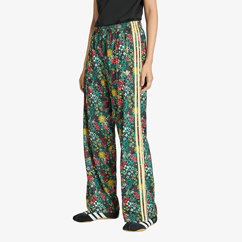 adidas X Liberty London Firebird Tracksuit Bottoms Black/ Bold Green/ Collegiate Green- Eqt Yellow