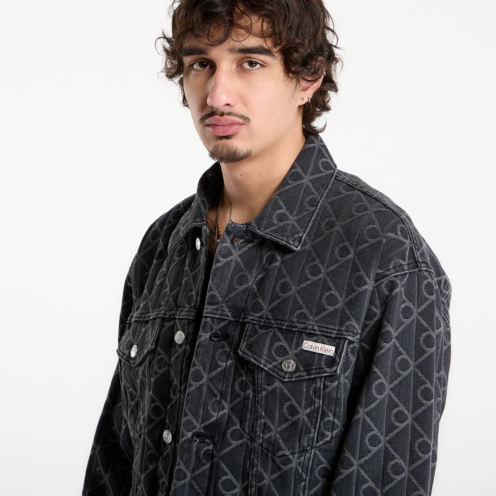 Vestes Calvin Klein Jeans 90S Emblem Jacket Black