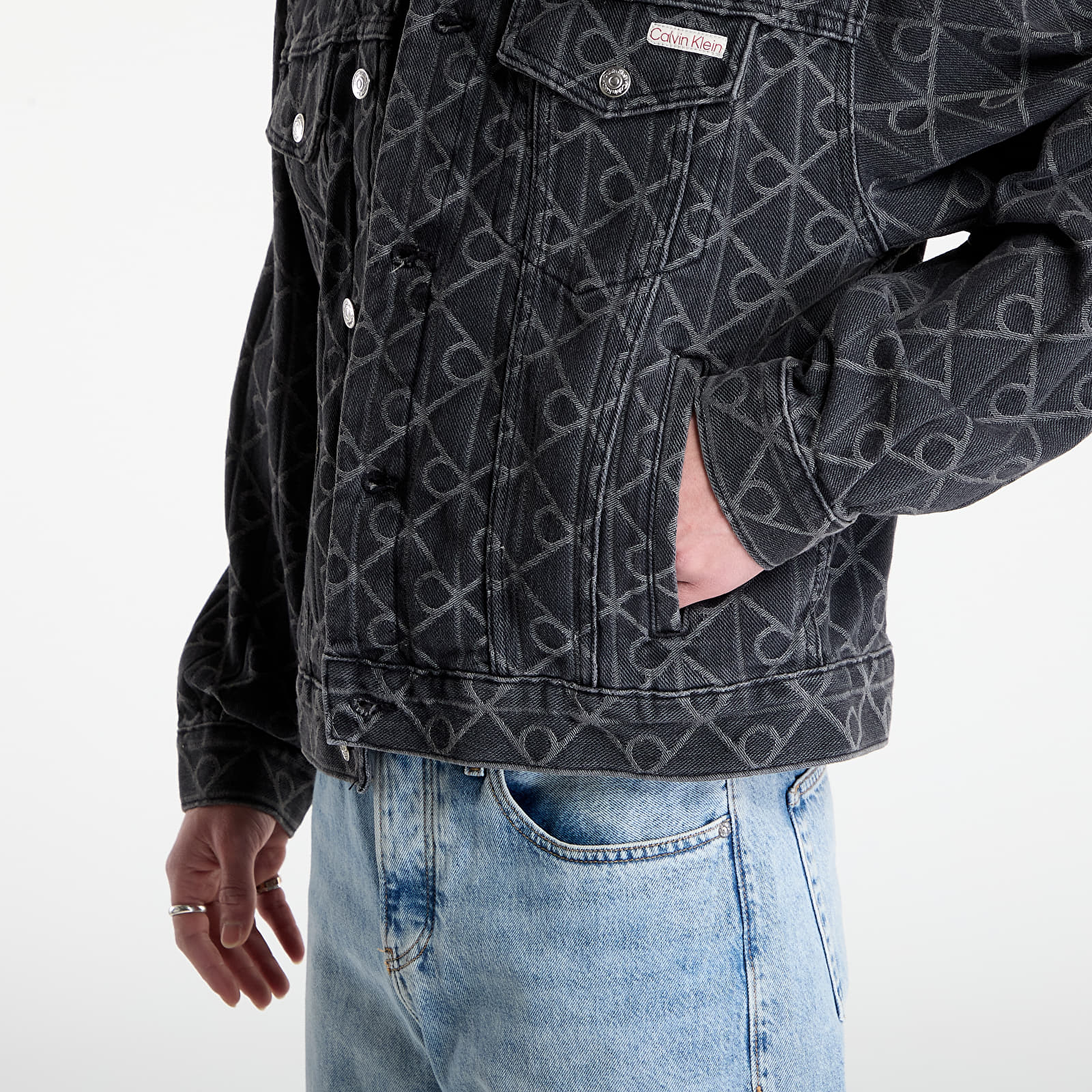 Vestes Calvin Klein Jeans 90S Emblem Jacket Black