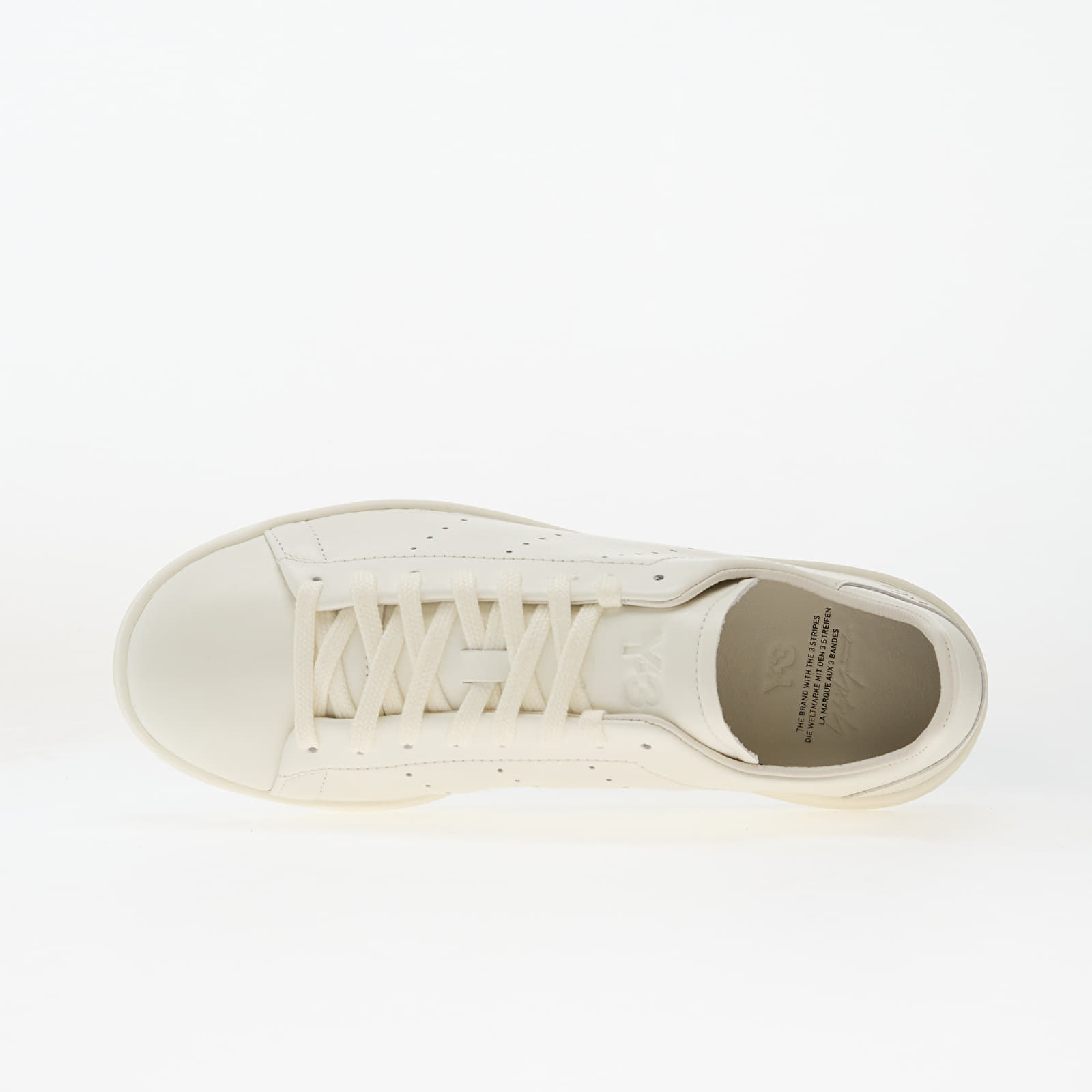 Skor för män Y-3 Stan Smith Off White/ Off White/ Off White