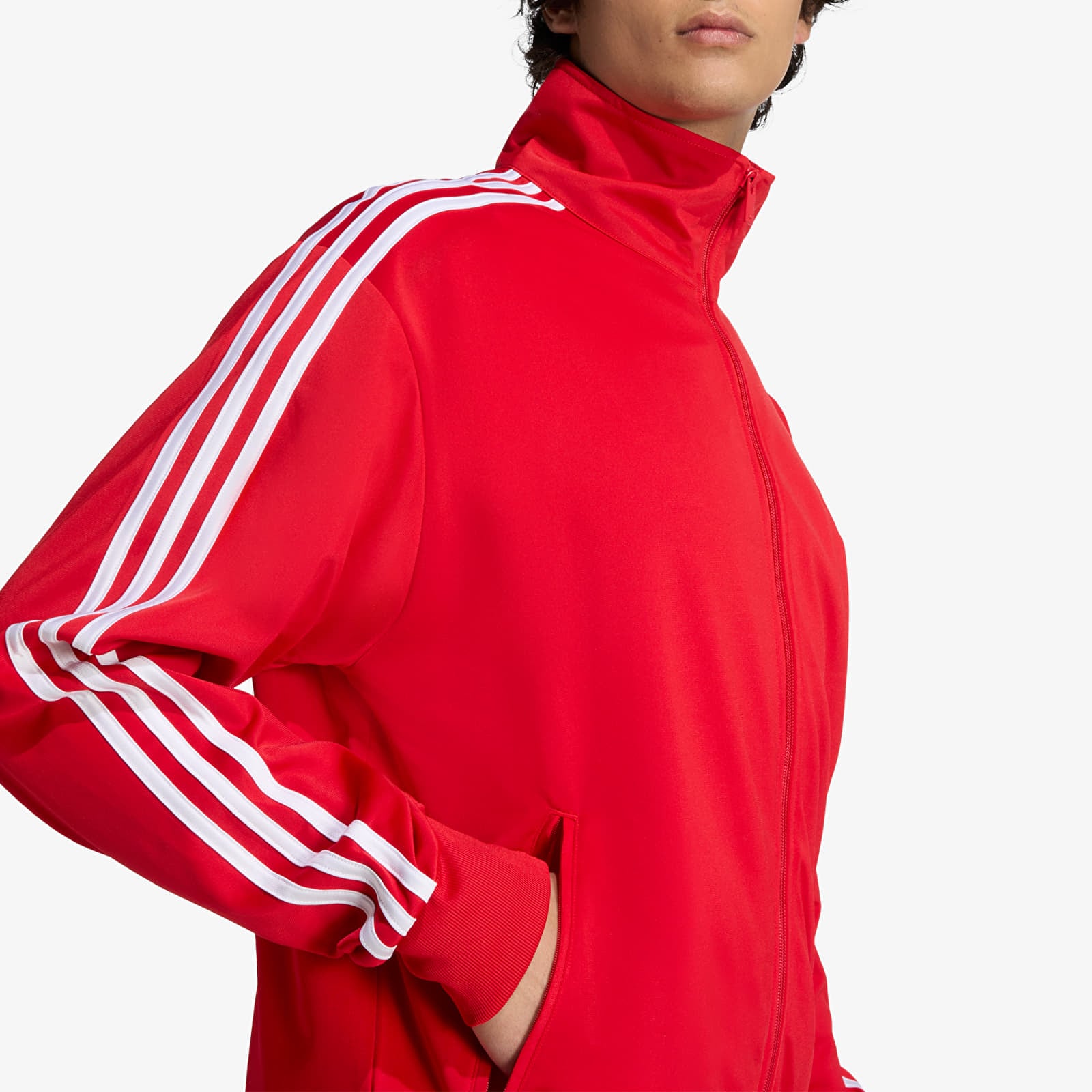 Hoodies für Männer adidas Firebird Tt Better Scarlet