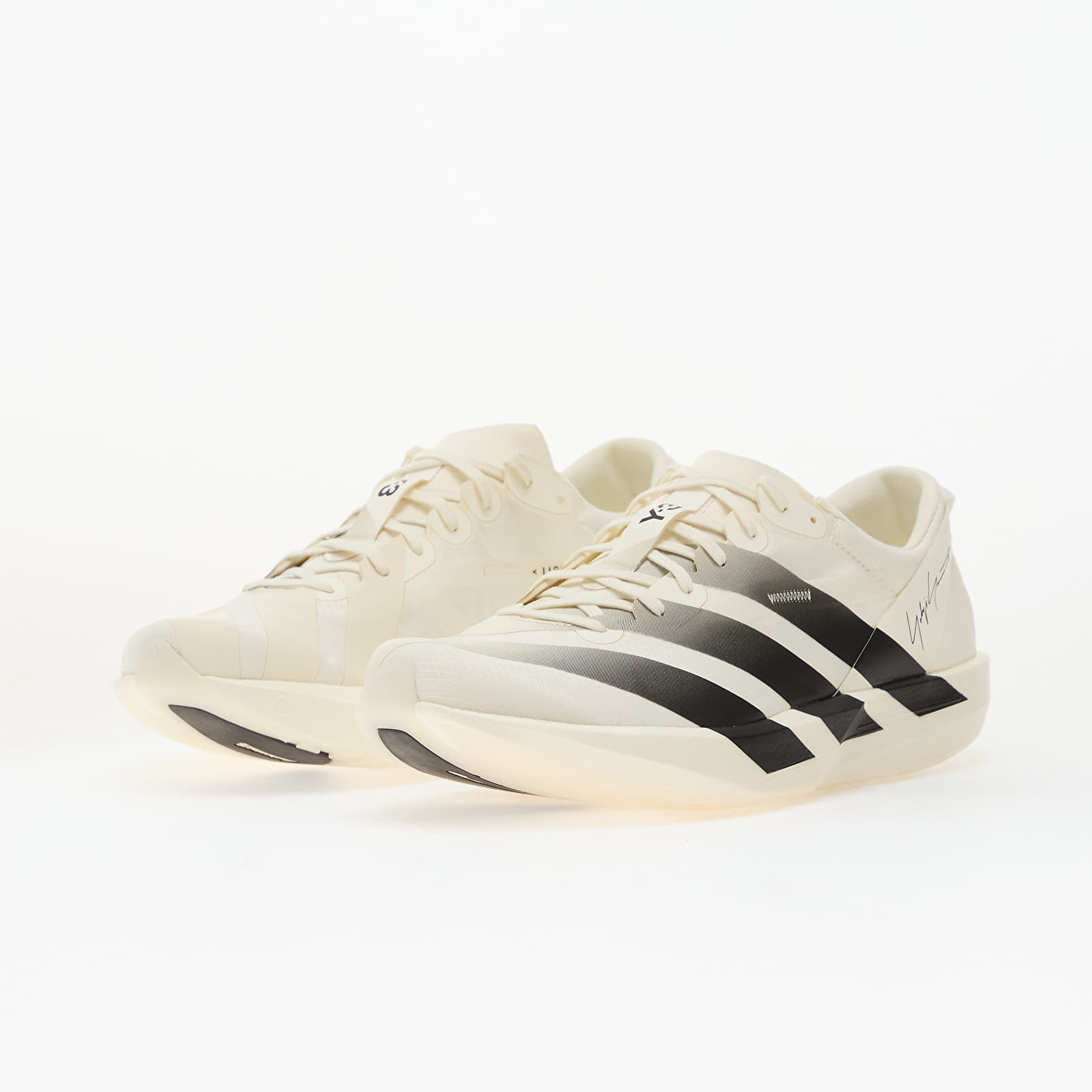 Sapatos de homem Y-3 Adios 9 Off White/ Off White/ Black