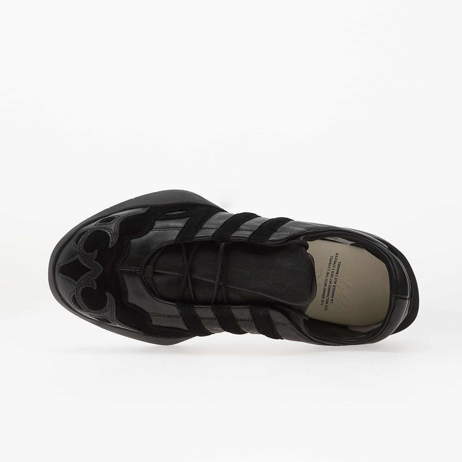 Moški čevlji Y-3 Regu Leather Black/ Black/ Black