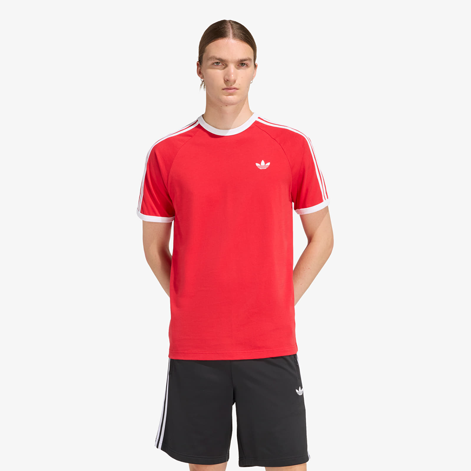 Тениска adidas 3-STRIPES T-Shirt Better Scarlet M