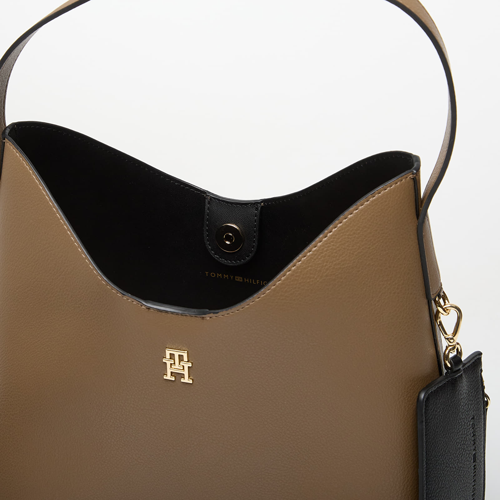 Handtaschen Tommy Hilfiger Th Icon Shoulder Bag Taupe