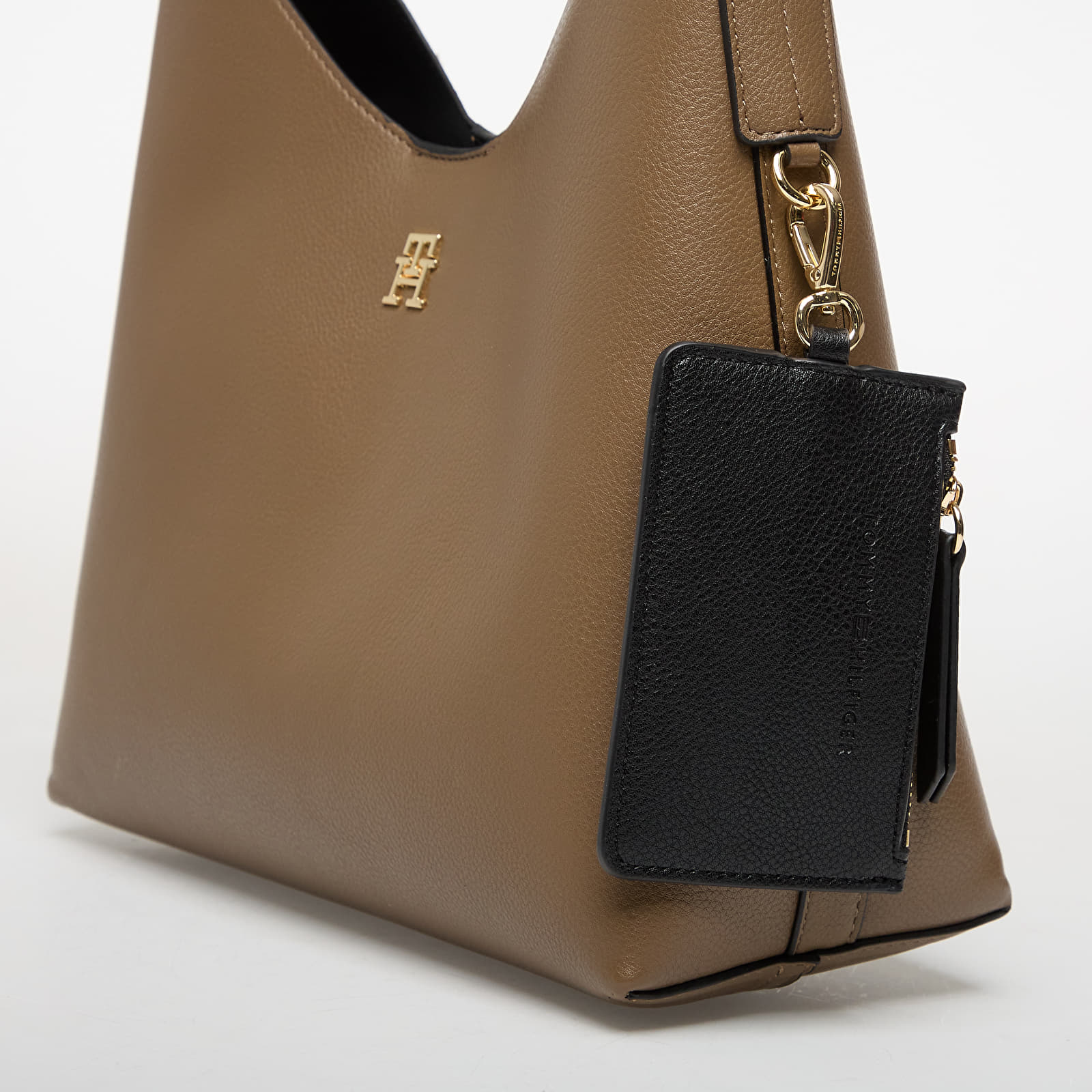 Handtaschen Tommy Hilfiger Th Icon Shoulder Bag Taupe