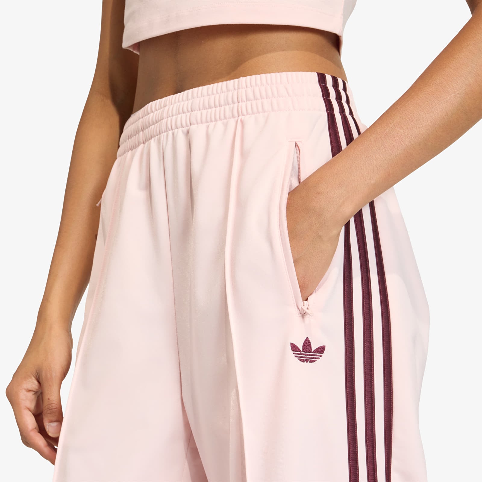 Ženske trenerke adidas Fb Loose Track Pants Sanpin/ Maroon
