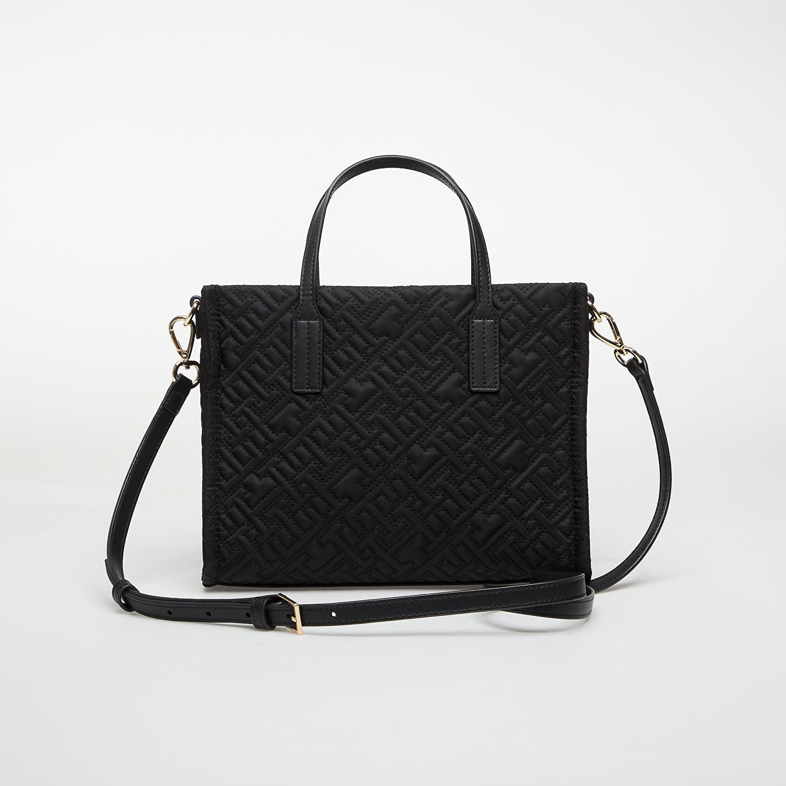 Kabelky Tommy Hilfiger Th City Mini Tote Mono Nylon Black