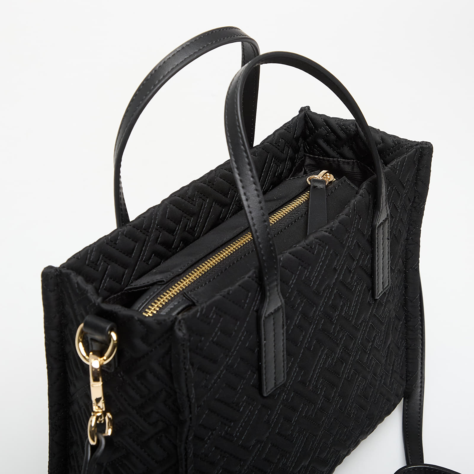 Kabelky Tommy Hilfiger Th City Mini Tote Mono Nylon Black