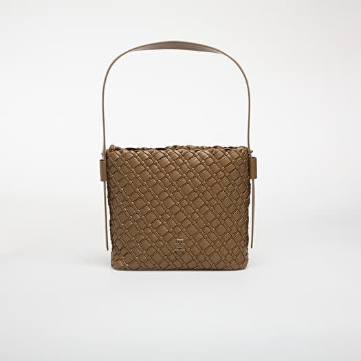 Borsa Tommy Hilfiger Th Braided Shoulder Bag Taupe